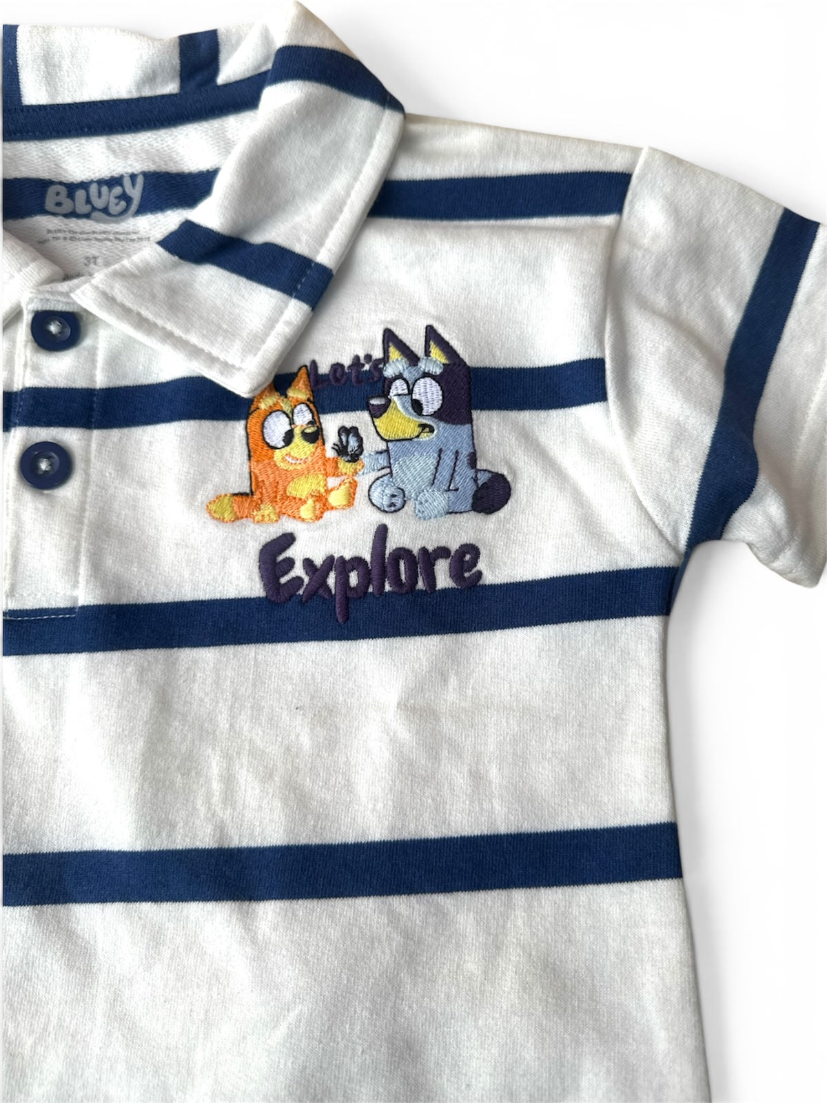 Set 2 Piezas Bluey Niño Rayado