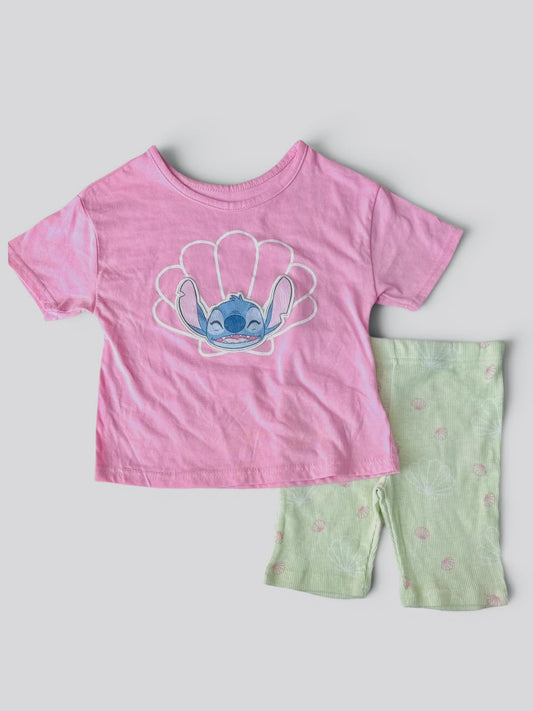 Set 2 Piezas Stitch Niña Disney