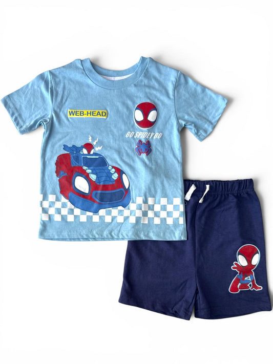 Set 2 Piezas Spidey Azul Marvel