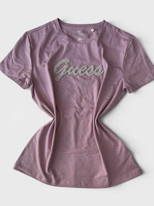 Camisa Dama con Brillantes Guess