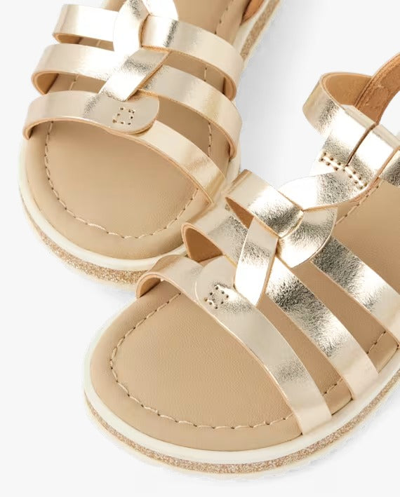 Sandalias Doradas Niña The Children's Place