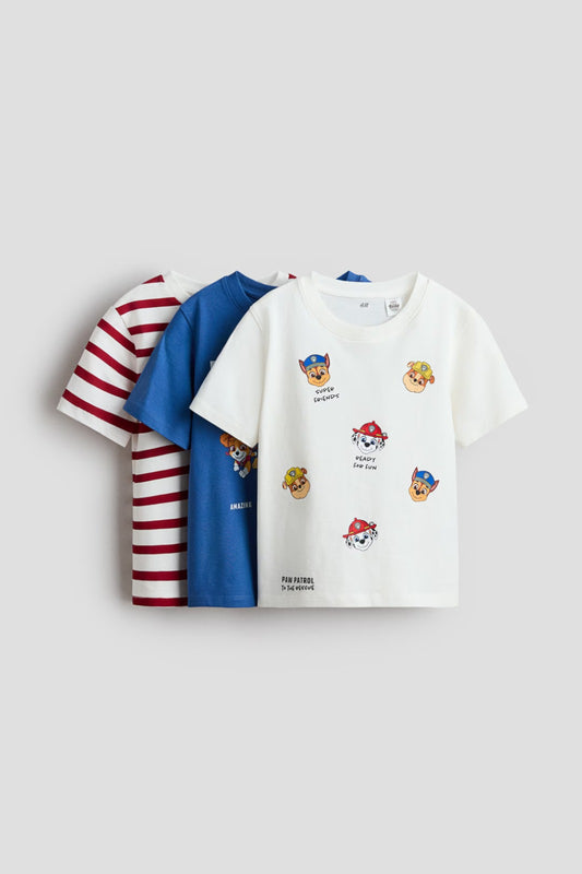 Set 3 Camisas Niño Paw Patrol H&M