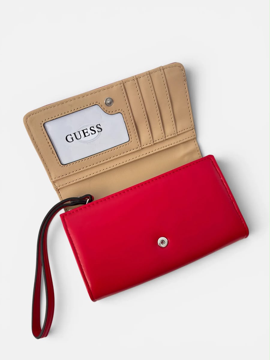 Monedero Rojo Dama Guess