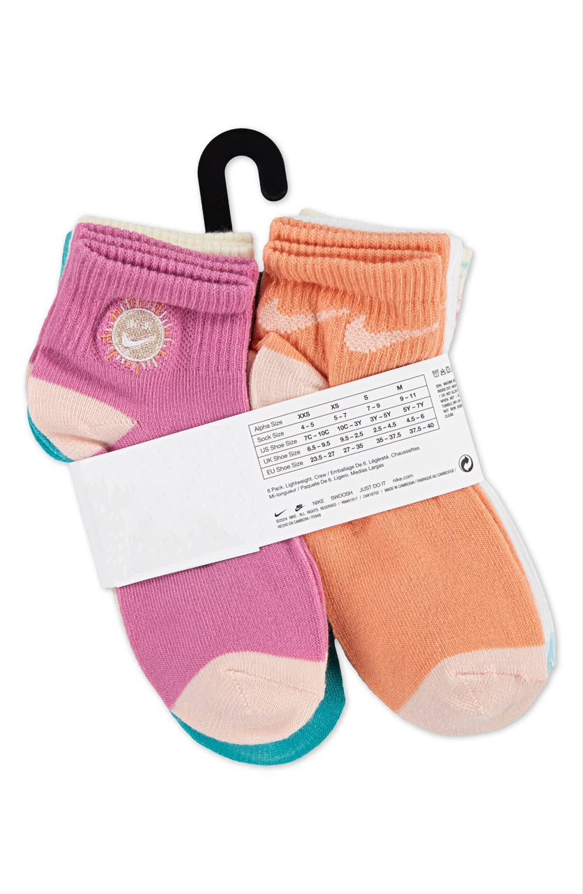 6 Pack Calcetines Niña Nike