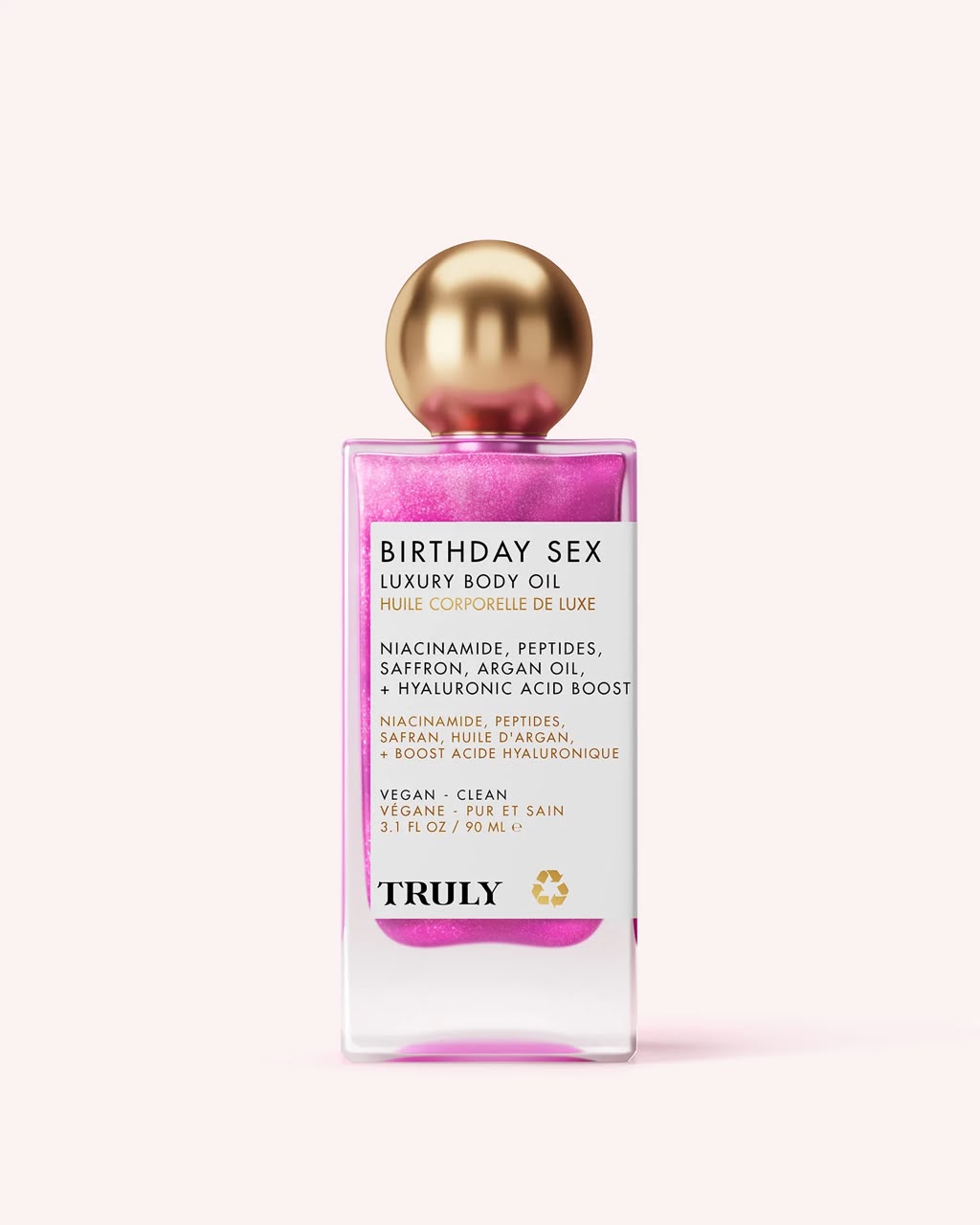 Aceite corporal de lujo para cumpleaños y sexo Truly