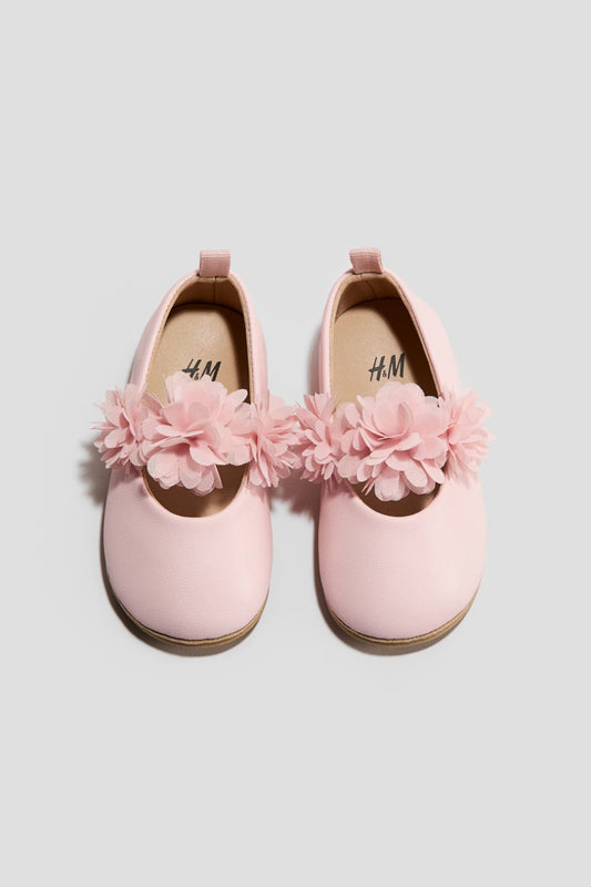 Zapatillas Rosa Flores Niña H&M