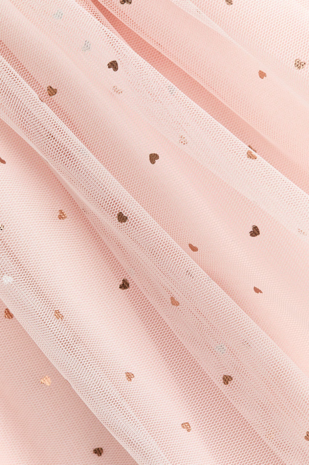 Vestido Rosa con Brillitos de Corazones H&M