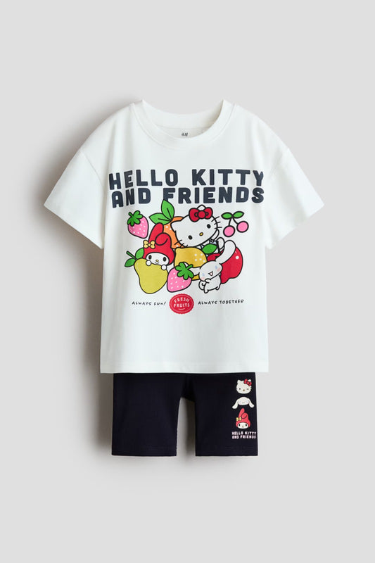 Set 2 Piezas Hello Kitty Blanco H&M