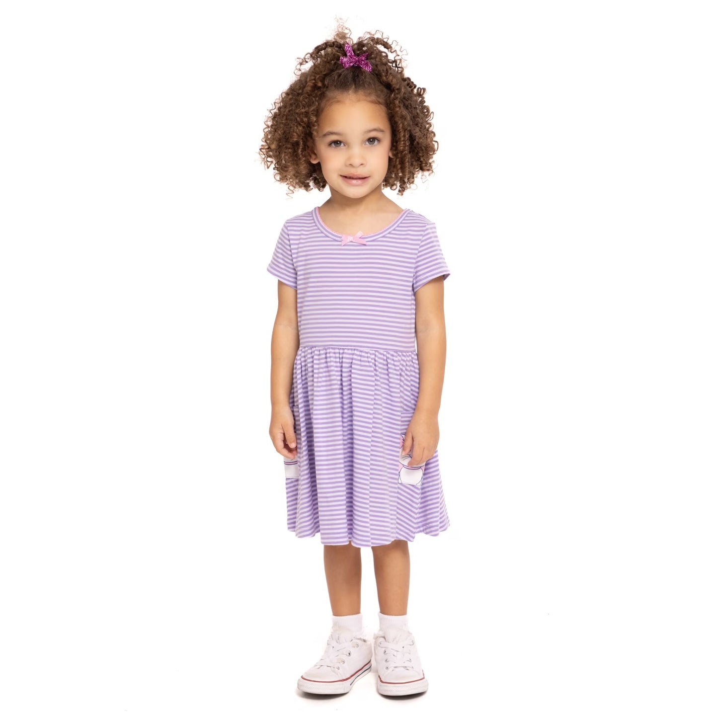 Vestido Morado Gatita Marie Niña Disney