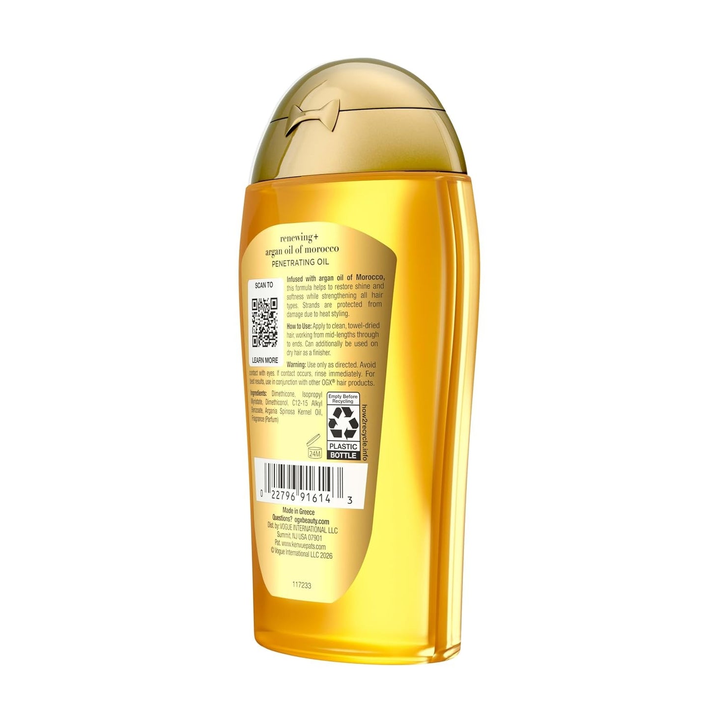 Aceite de argán renovador + de Marruecos OGX