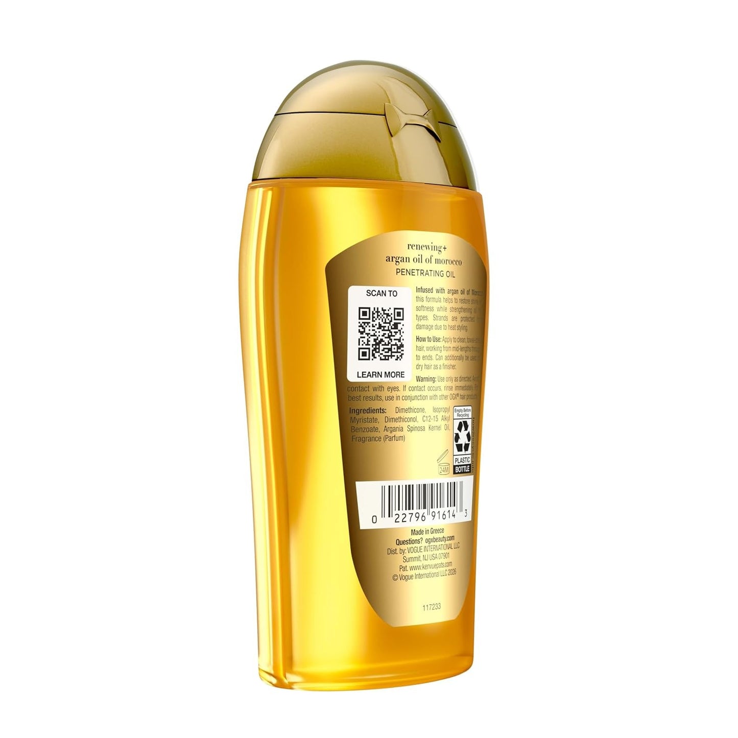Aceite de argán renovador + de Marruecos OGX