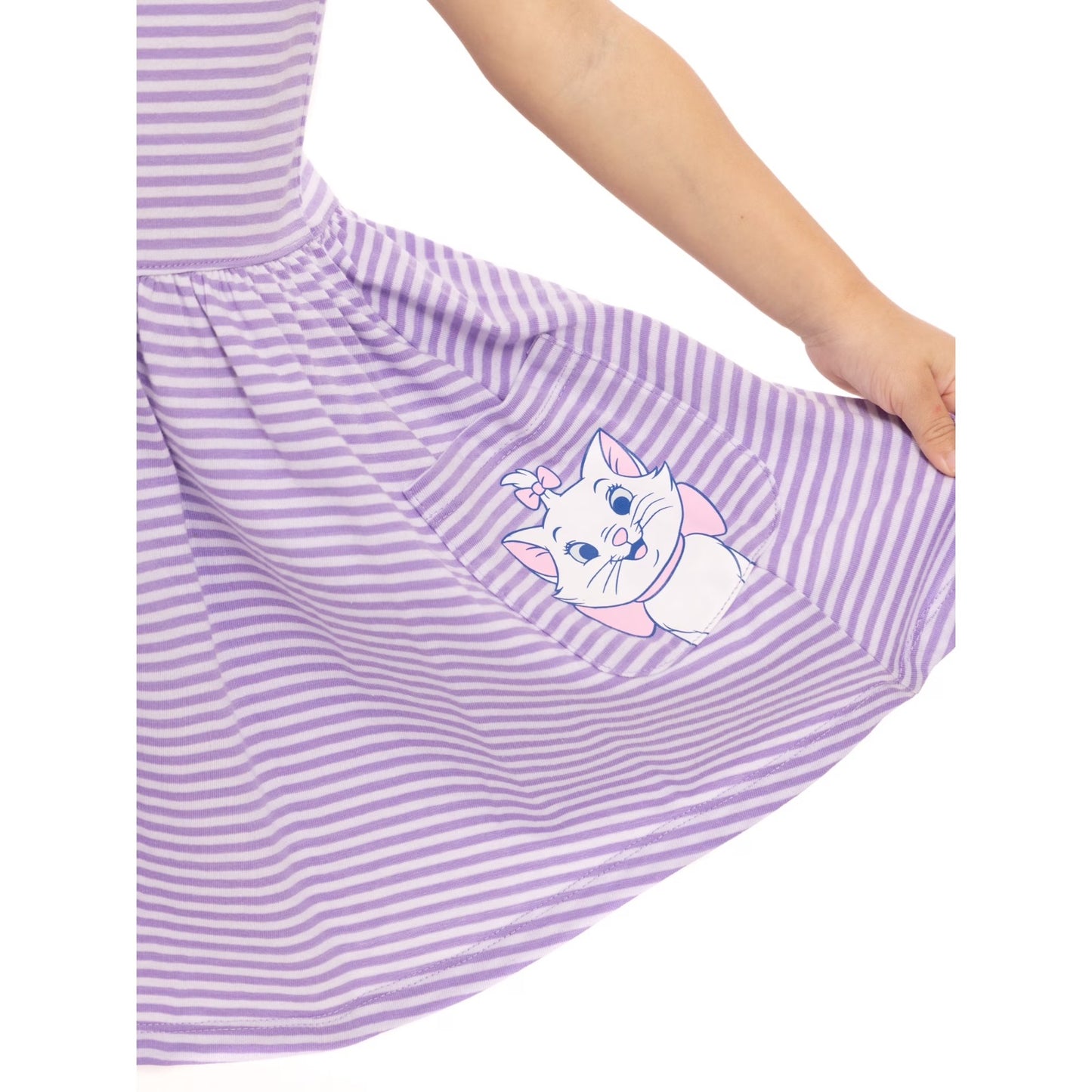 Vestido Morado Gatita Marie Niña Disney