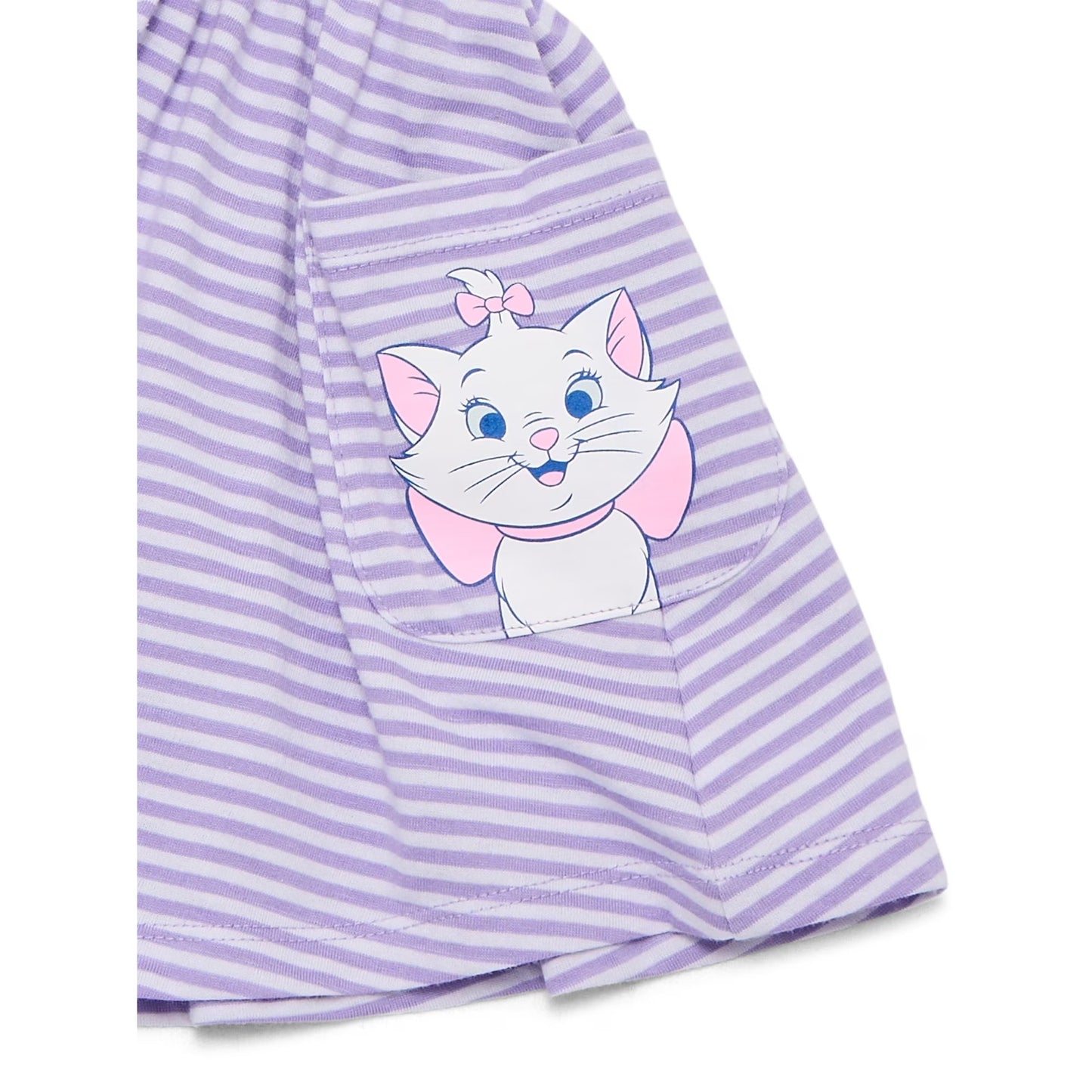 Vestido Morado Gatita Marie Niña Disney
