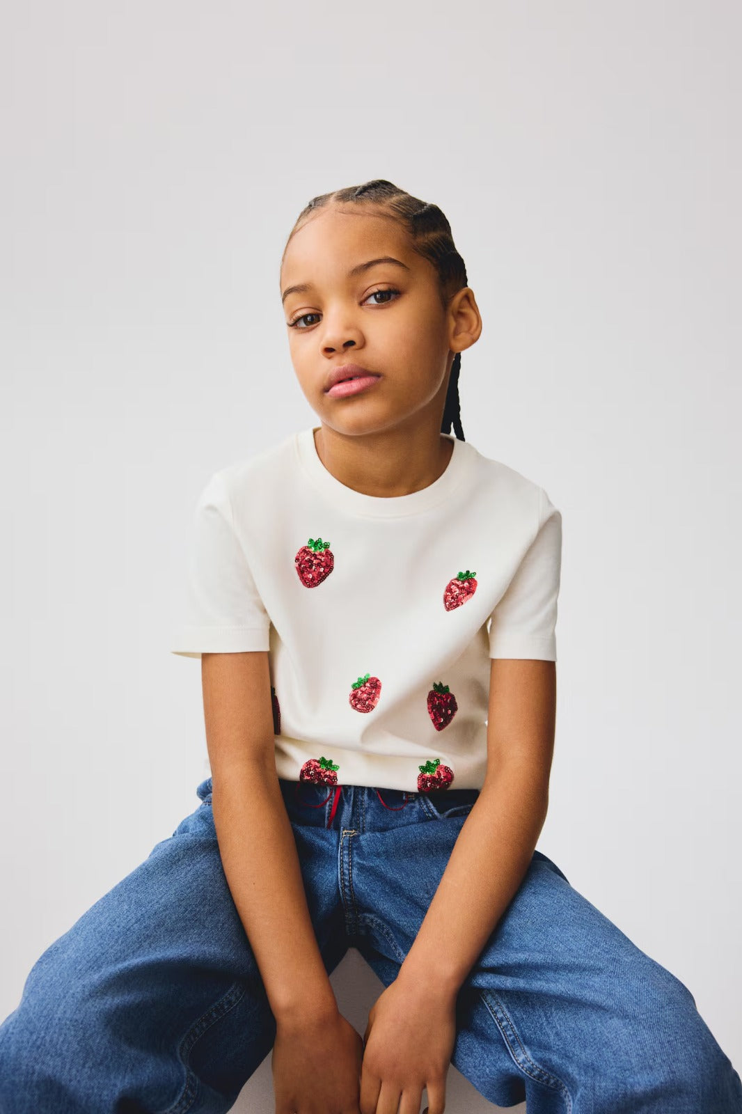 Camisa Niña Fresas H&M
