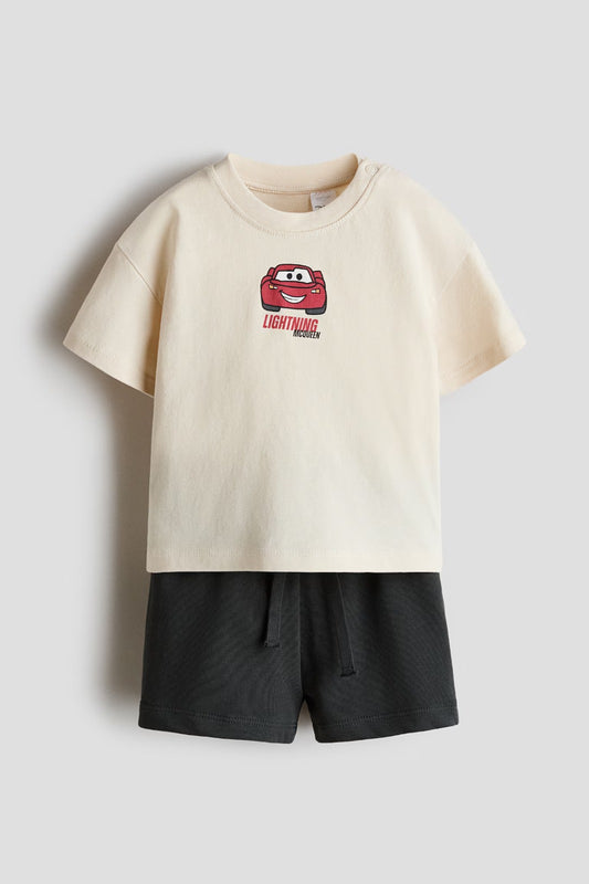 Set 2 Piezas Beige Rayo Mcqueen Niño H&M