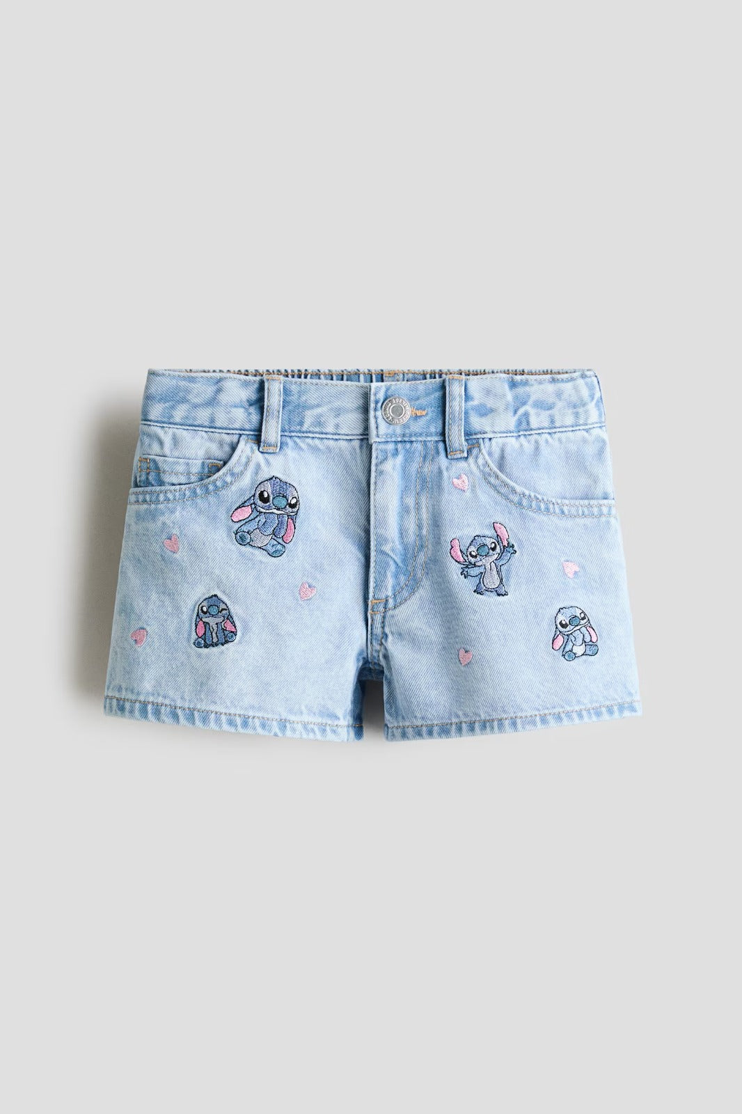 Short Azul Stitch Niña H&M