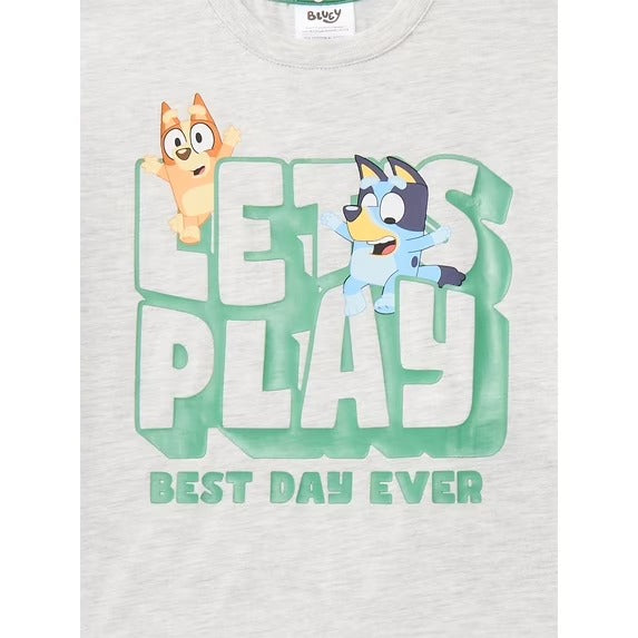 Set 2 Piezas Gris con Verde Niño Bluey
