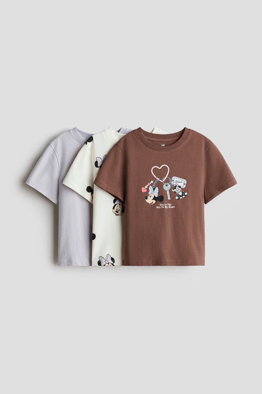 Set 3 Camisas Minnie Mouse H&M