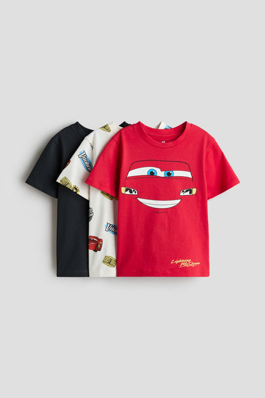 Set 3 Camisas Rayo Mcqueen Niño H&M