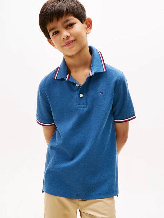 Camisa Azul Niño Tommy Hilfiger