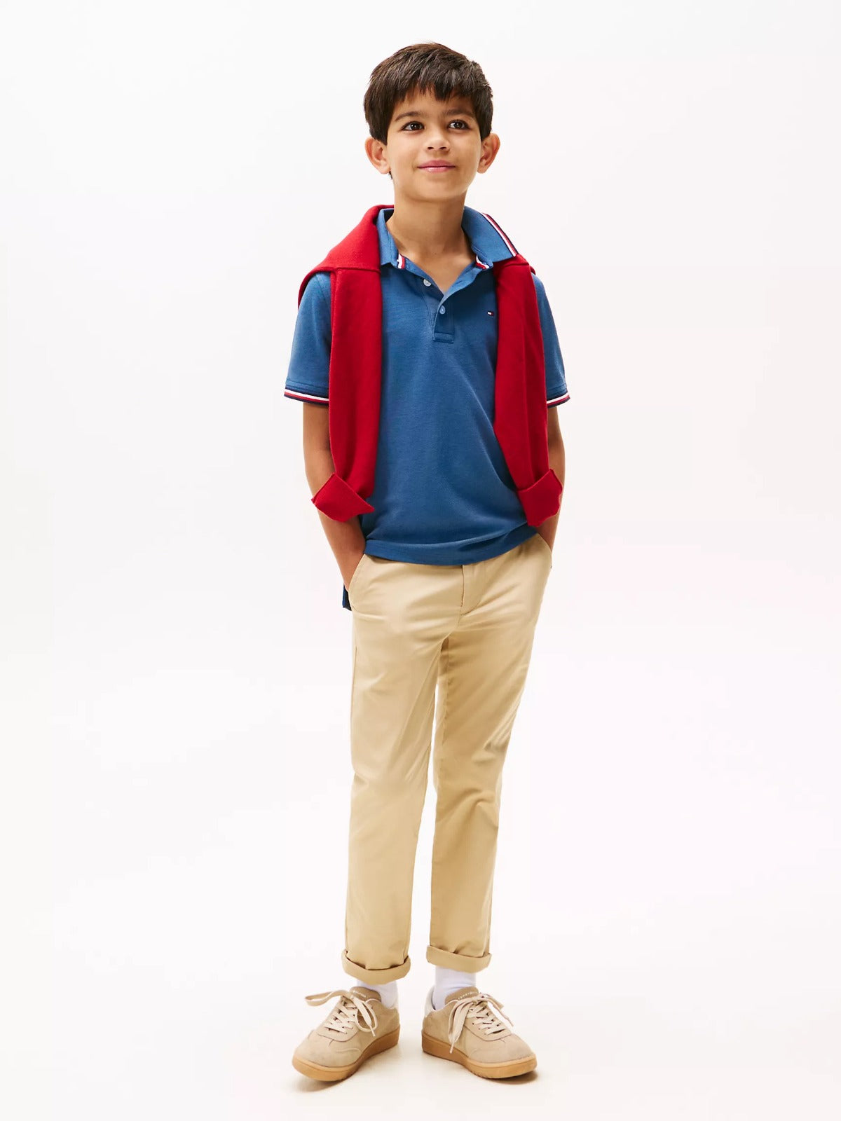 Camisa Azul Niño Tommy Hilfiger