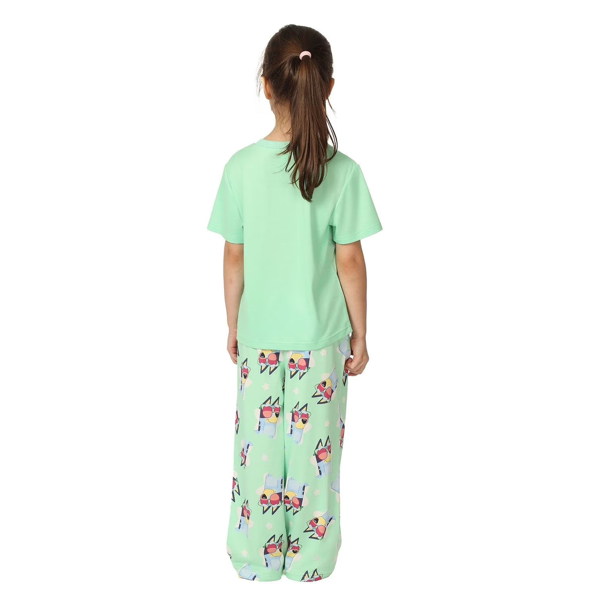 Pijama Bluey Verde Niña