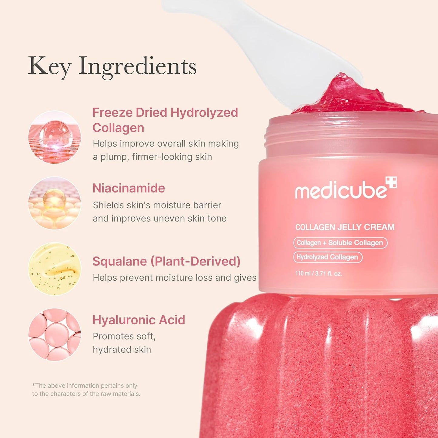Crema en gel medicube con colágeno y niacinamida, 100 ml (3.71 fl.oz)