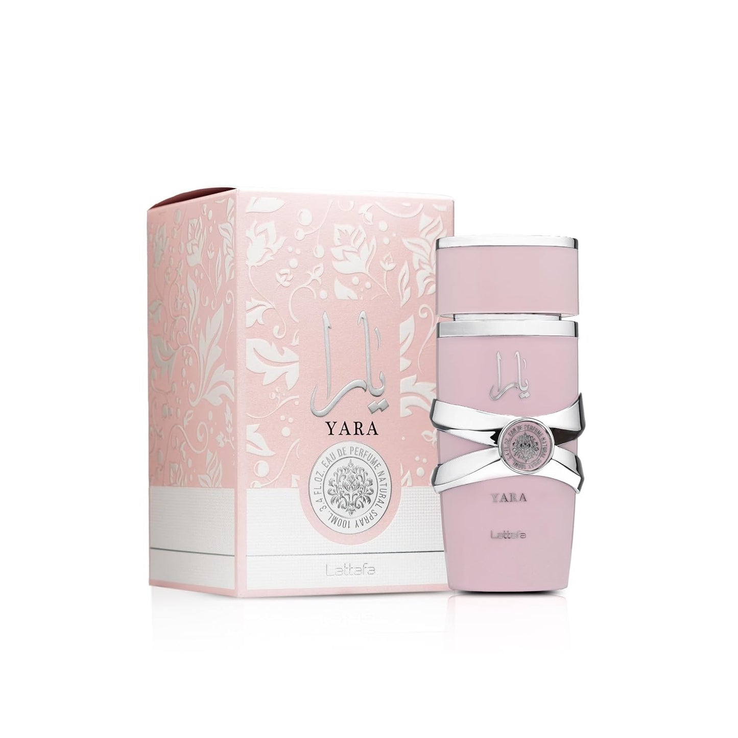 Lattafa Yara - Vainilla, Gourmand, Afrutada, Floral - Eau de Parfum Fragancia de Larga Duración para Mujeres, 3.40 Onzas / 100 ml