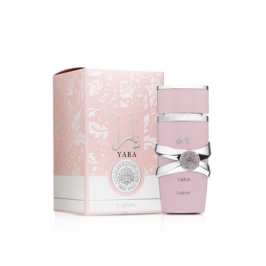 Lattafa Yara - Vainilla, Gourmand, Afrutada, Floral - Eau de Parfum Fragancia de Larga Duración para Mujeres, 3.40 Onzas / 100 ml