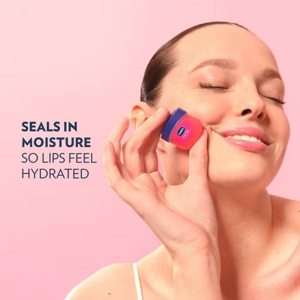 Vaseline Lip Therapy Mini Lip Balm - Rosy - Travel Size - 0.25oz