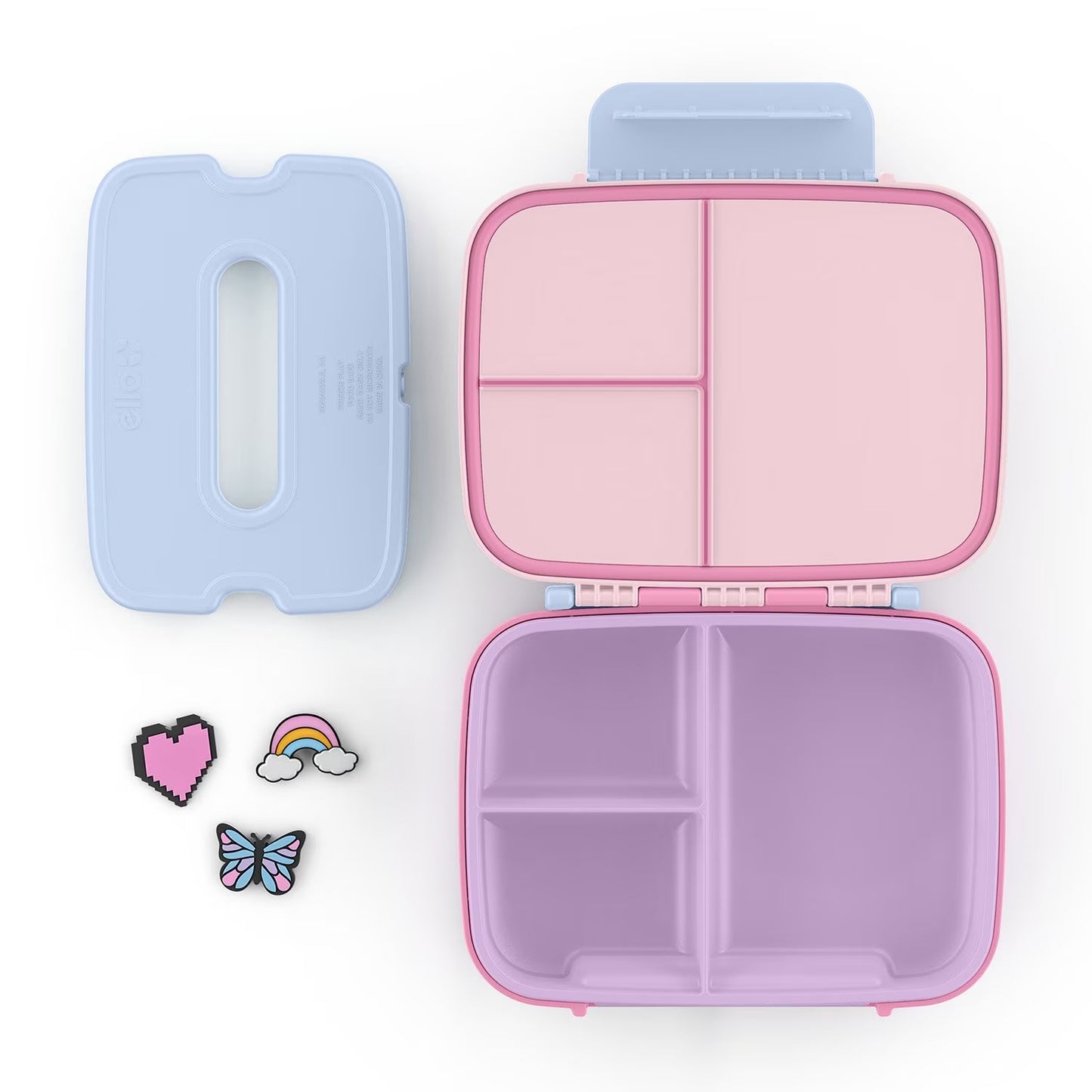 Ello Benni Kids Bento Lunch Box with Carry Handle & Ice Pack