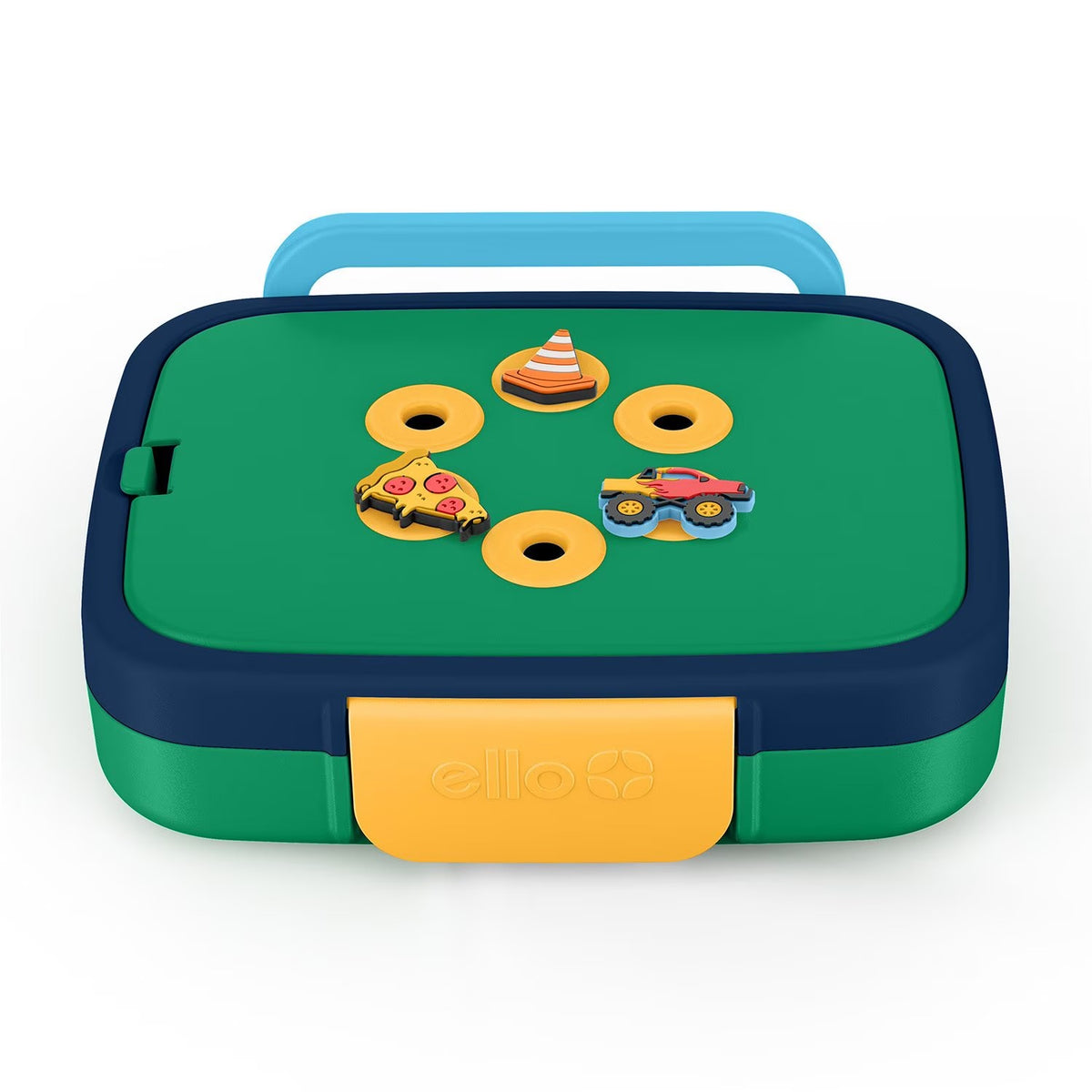 Ello Benni Kids Bento Lunch Box with Carry Handle & Ice Pack
