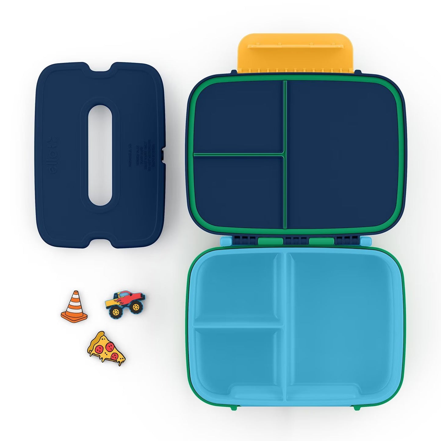 Ello Benni Kids Bento Lunch Box with Carry Handle & Ice Pack