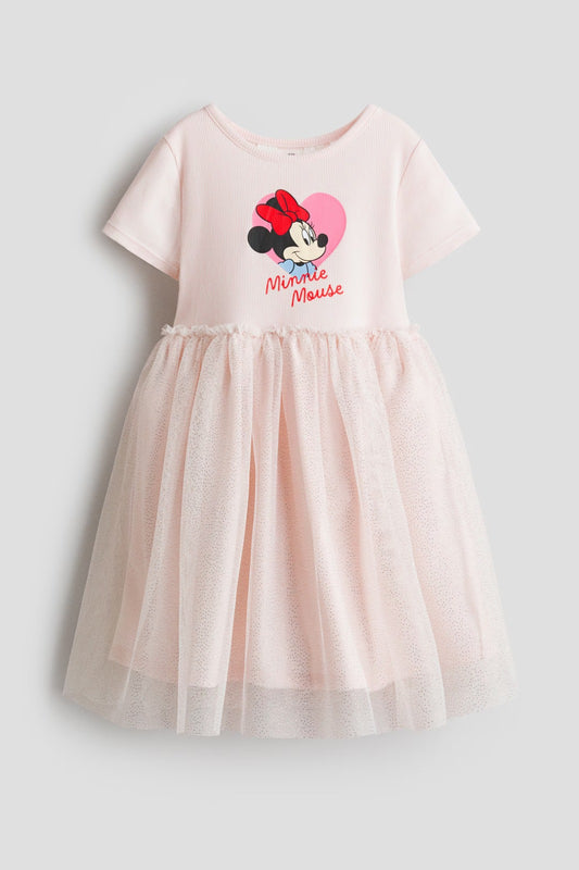 Vestido Rosa Minnie Mouse Niña H&M