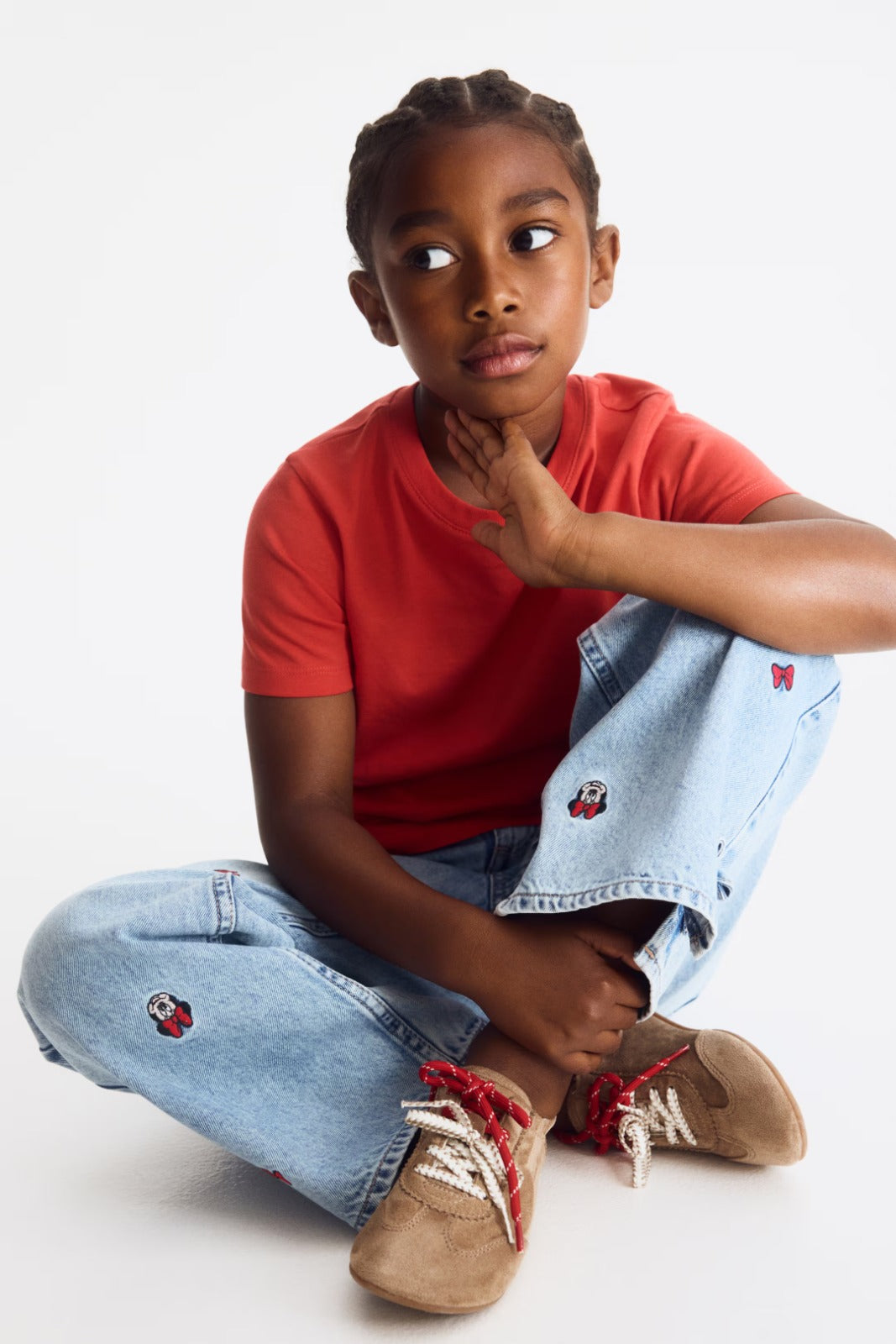 Jean Azul Claro Minnie Mouse Niña H&M