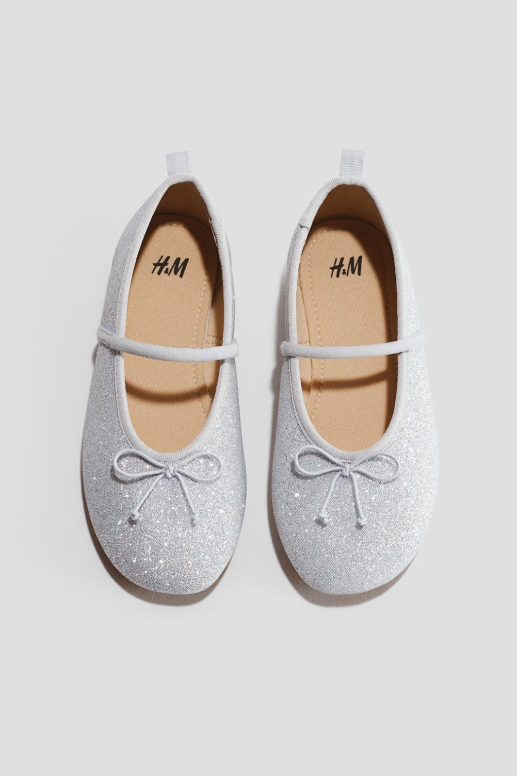 Zapatillas Brillantes Plateadas Niña H&M