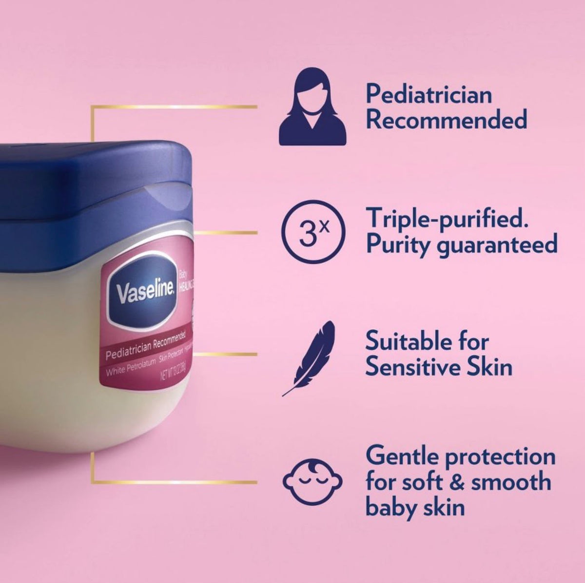 Baby Healing Jelly Pediatrician Recommended Vaseline