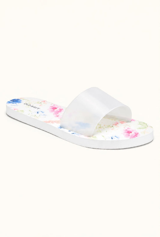 Sandalias Blancas con manchas de colores Dama Old Navy