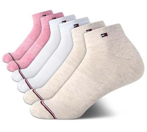 6 Pack Calcetines Colores Dama Tommy Hilfiger