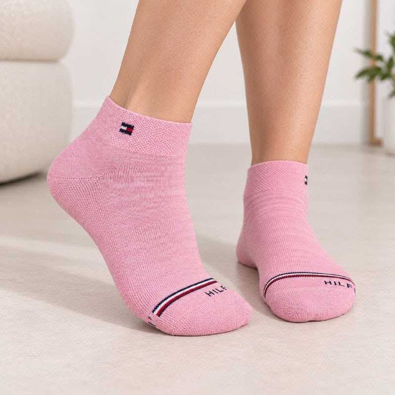 6 Pack Calcetines Colores Dama Tommy Hilfiger