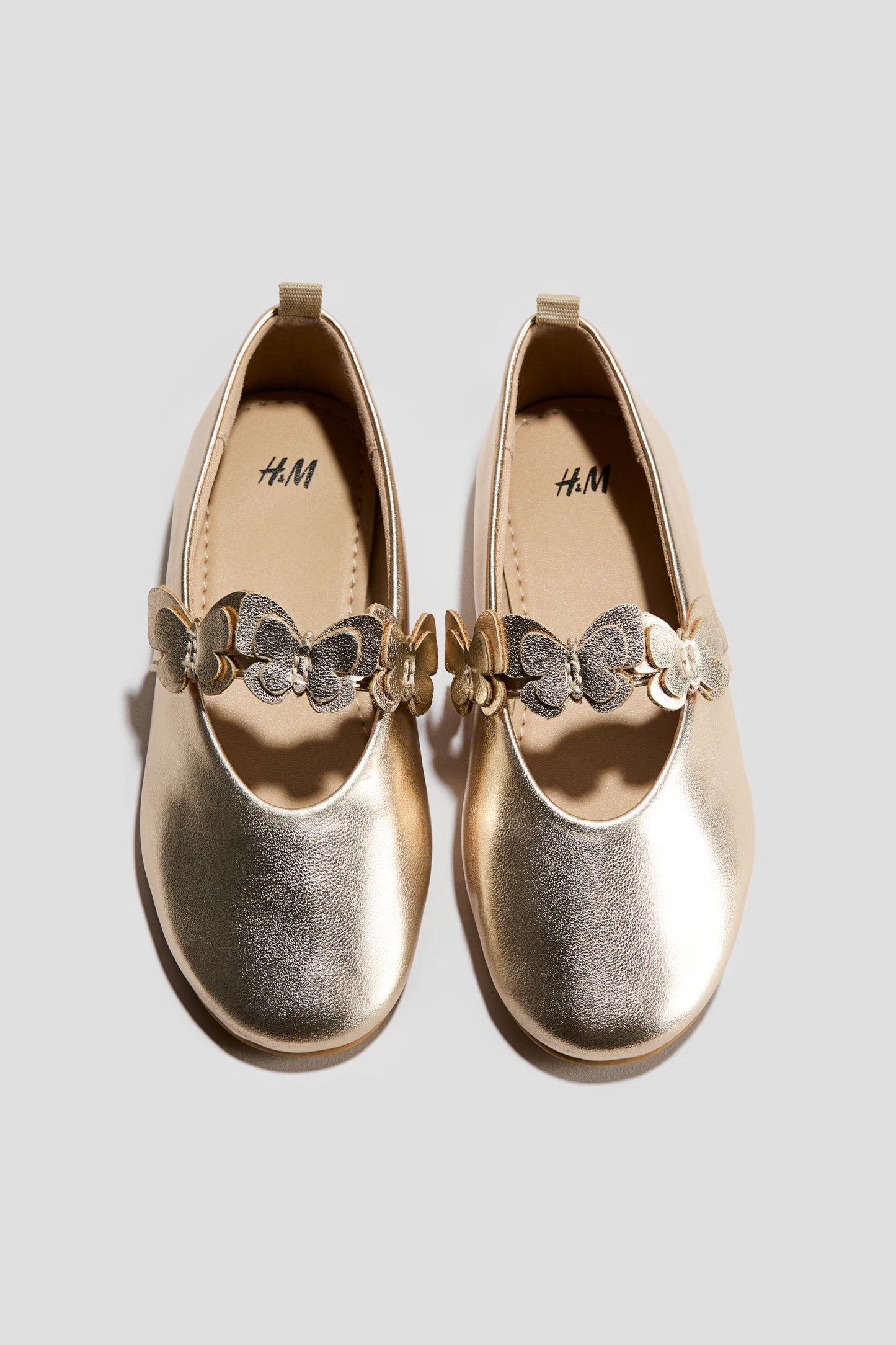 ZAPATILLAS DORADAS NIÑA MARCA H&M