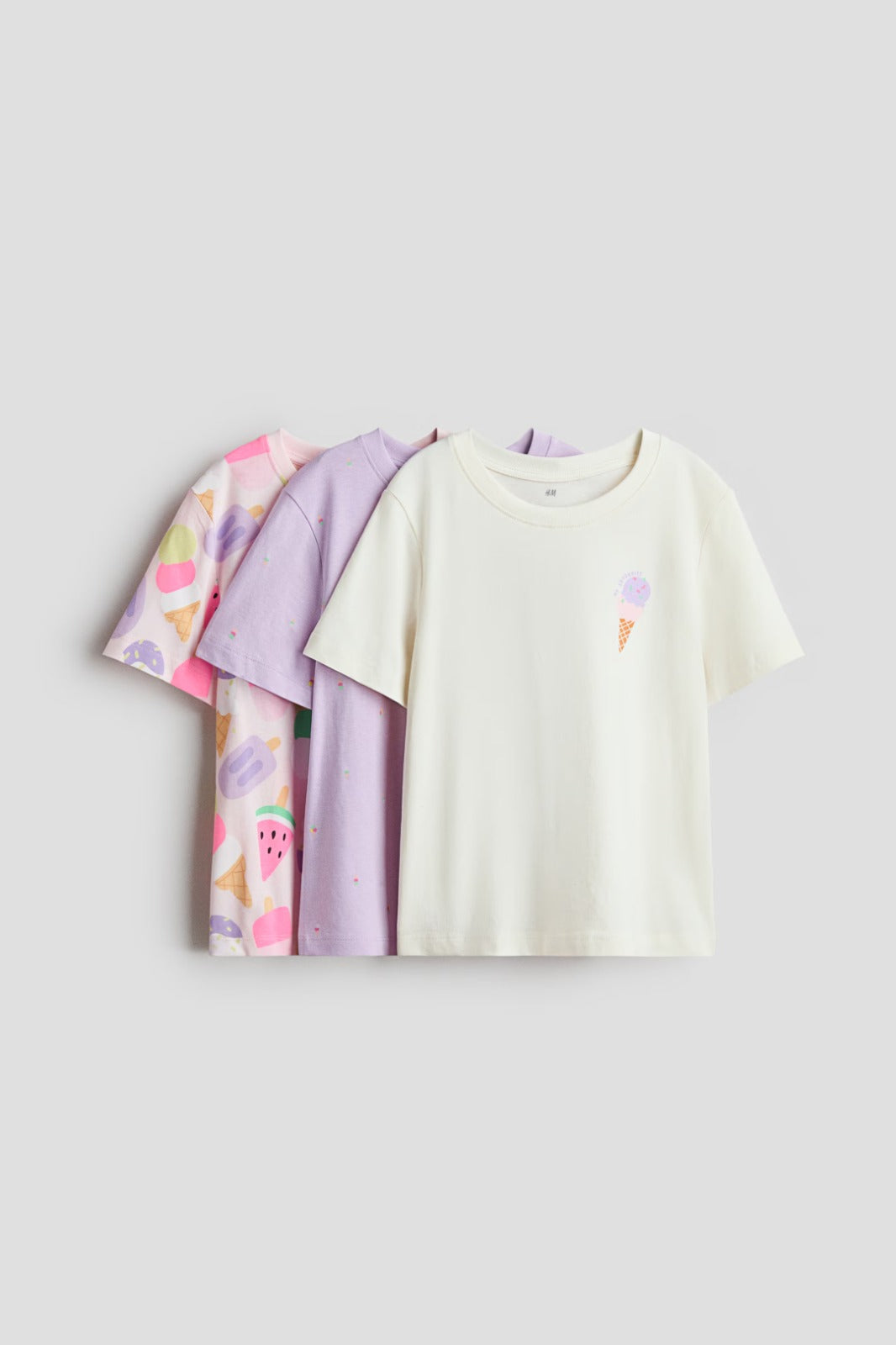 Set 3 Camisas HELADOS  Niña H&M