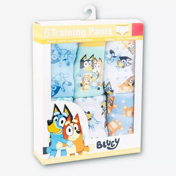 6 Pack Training Pants Bluey