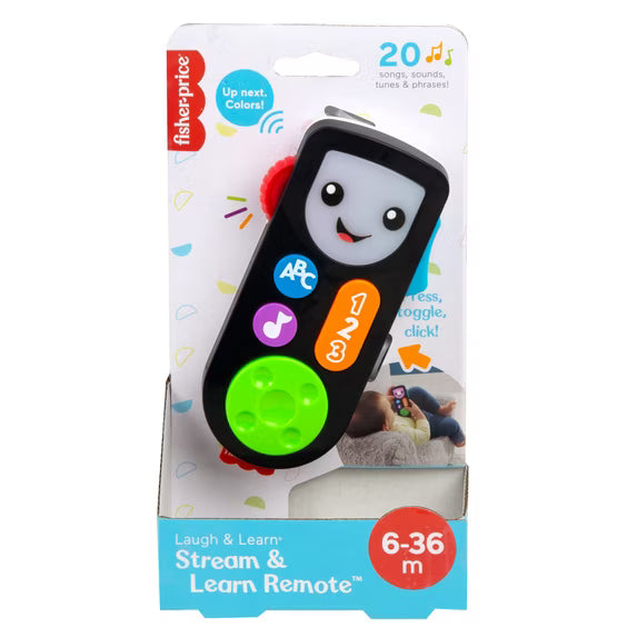 Juguete electrónico de aprendizaje remoto Fisher-Price Laugh & Learn Stream & Learn para bebés